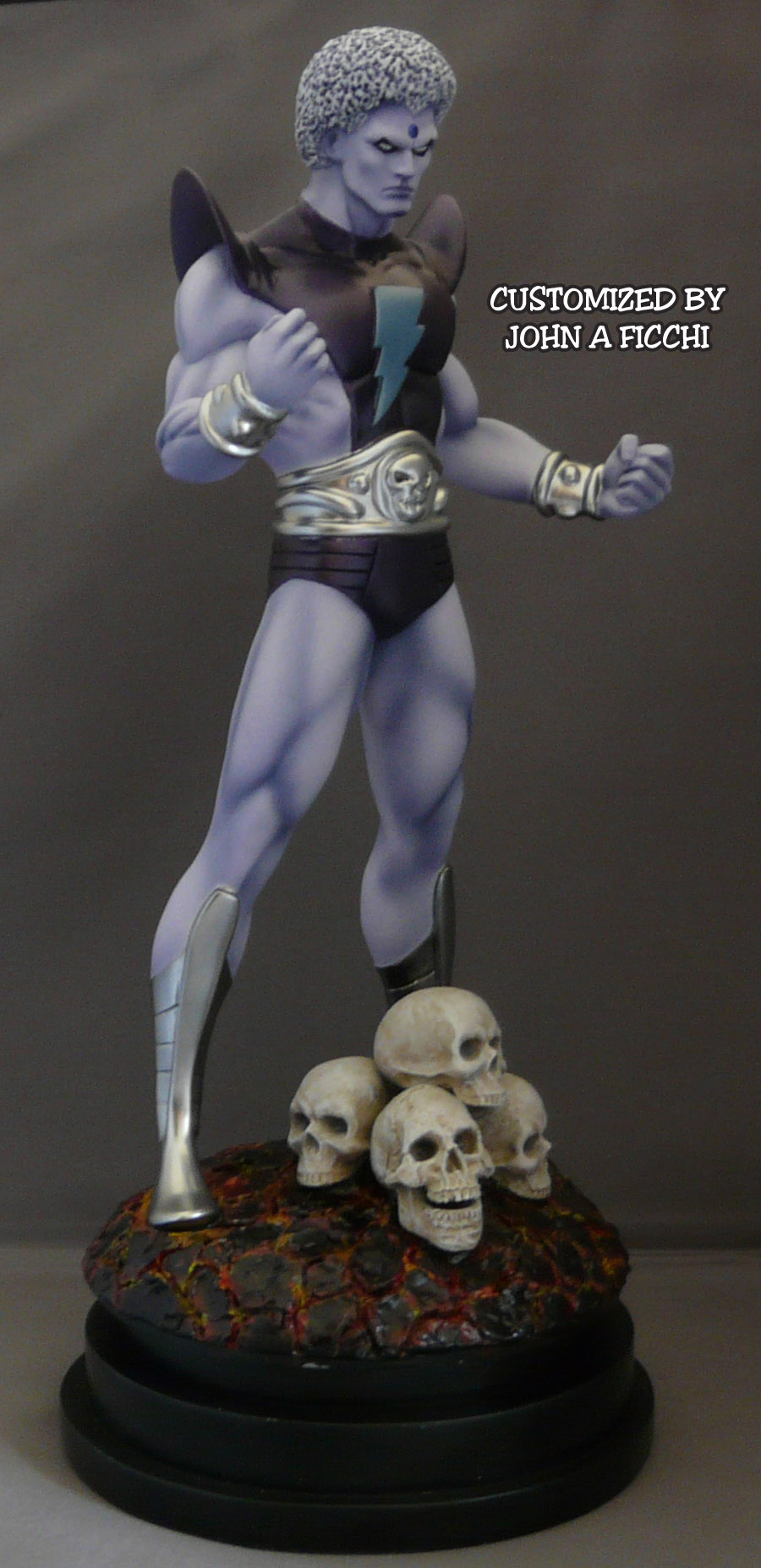 Magus Statue w/afro custom from Bowen Warlock