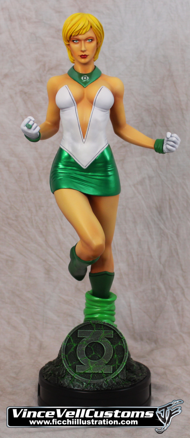 Arisia Green Lantern Custom Statue