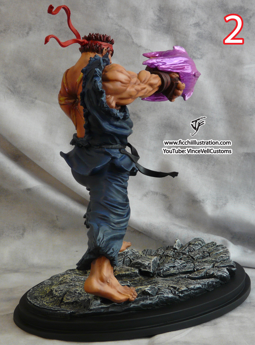 Evil Ryu Custom Statue