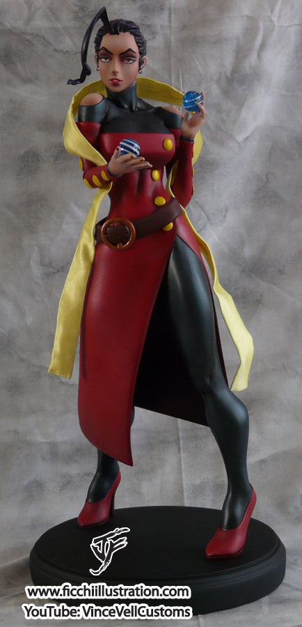 Rose Street Fighter Statue Custom