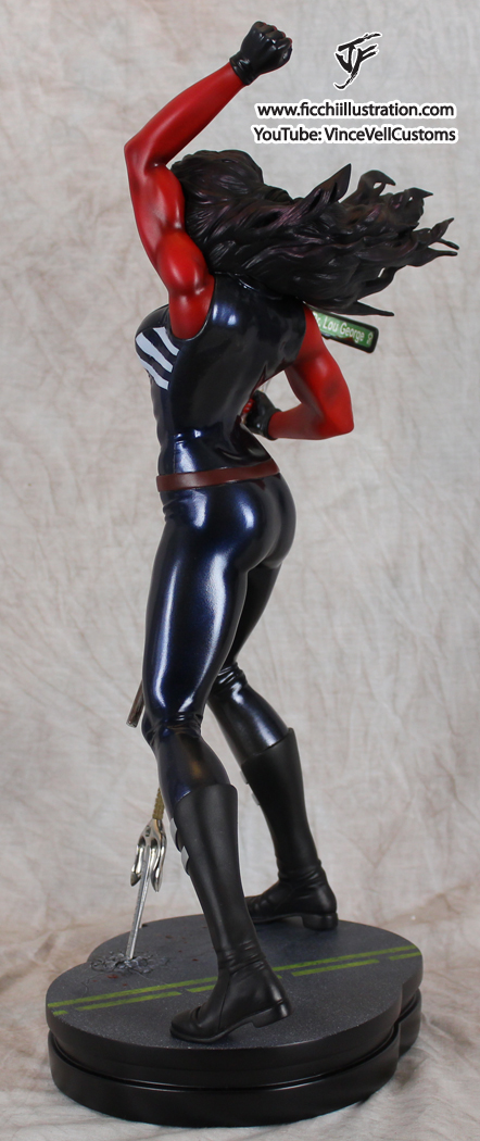 Red She Hulk Custom Statue