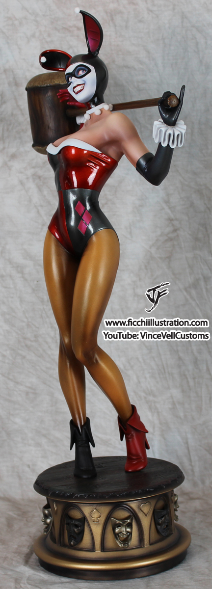 Harley Quinn Playboy Bunny Statue