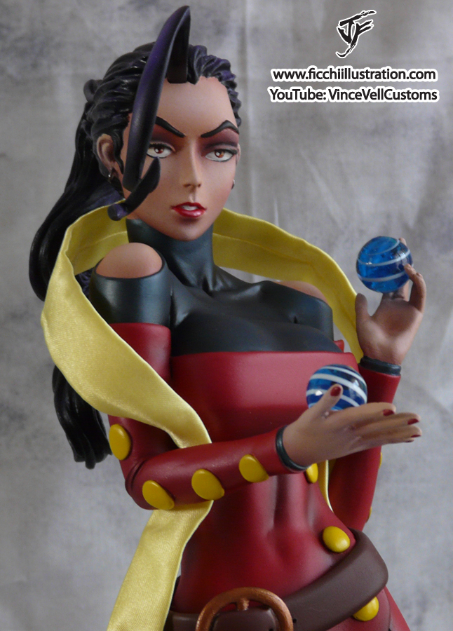 Rose Street Fighter Statue Custom