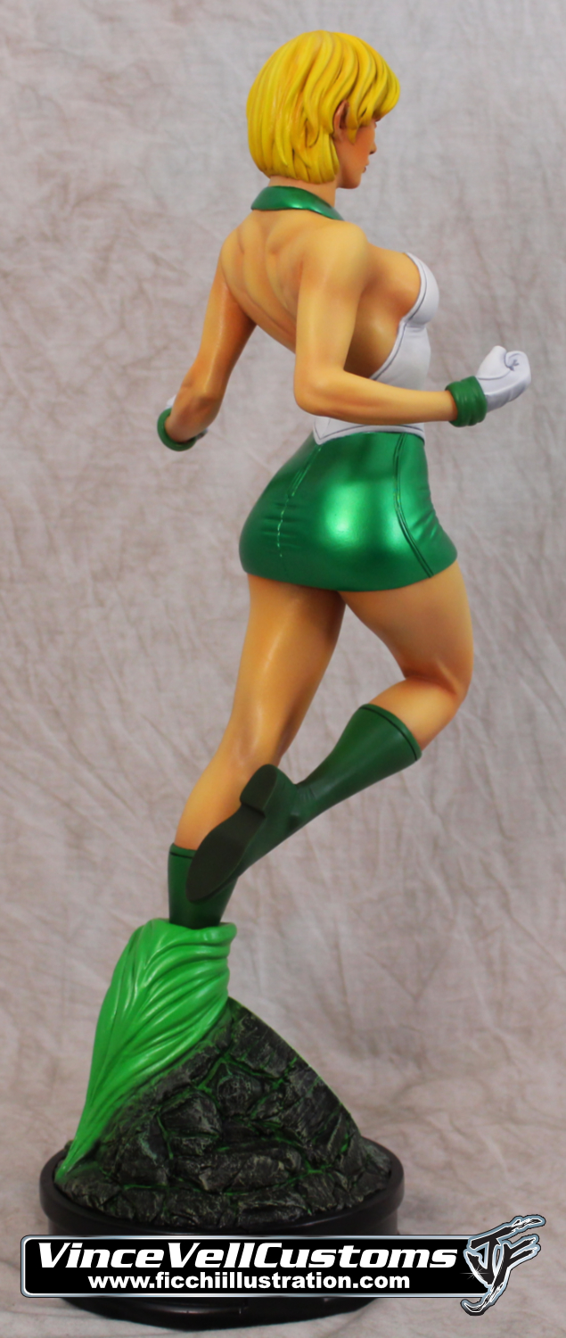 Arisia Green Lantern Custom Statue