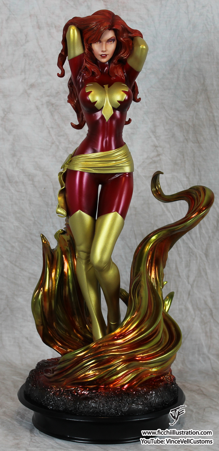 Dark Phoenix Custom Statue