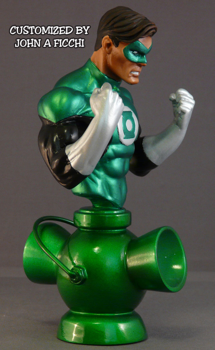 Green Lantern custom from Bowen Captain Marvel Bust