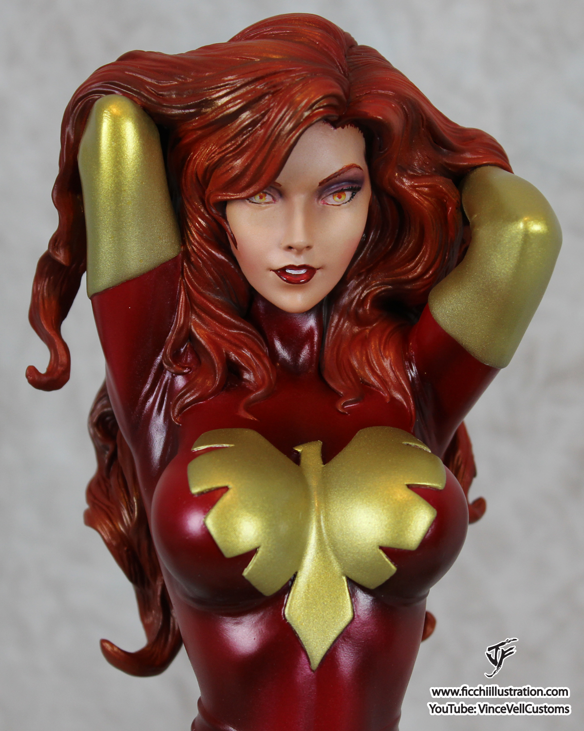Dark Phoenix Custom Statue