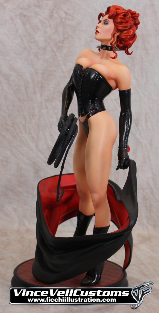 Black Queen Sideshow Statue Repaint