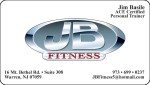 JB Fitness logo and Business card