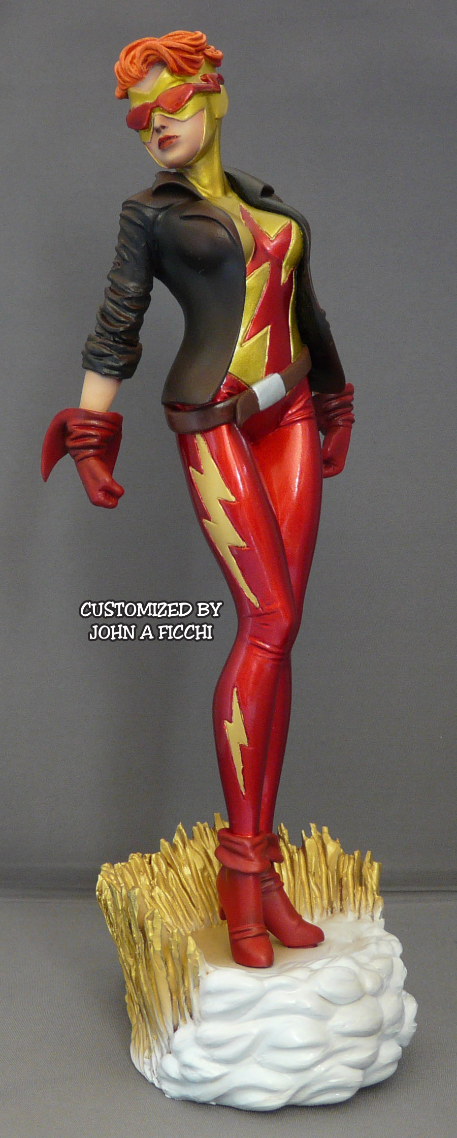 KID FLASH (Iris West Kingdom Come) Custom Statue