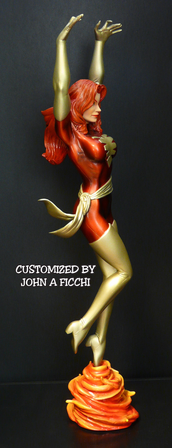 DARK PHOENIX Custom Adam Hughes Statue