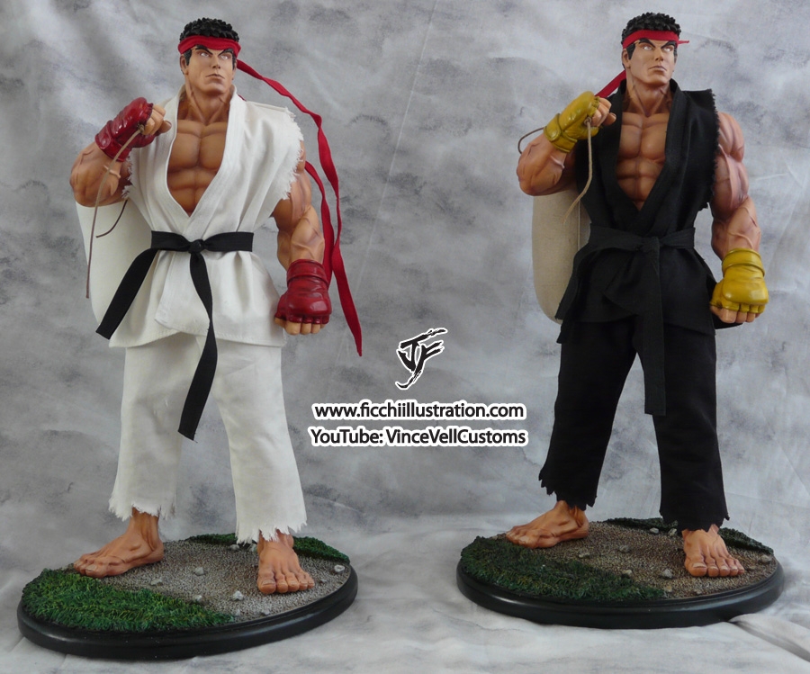 Ryu Custom Statue