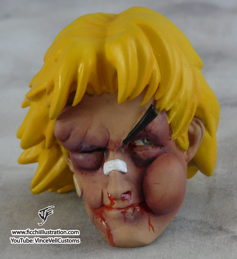 Ken Street Fighter Loser Head