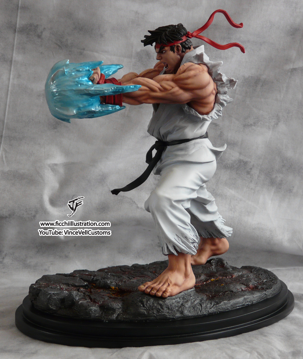 Ryu Statue Lava Base
