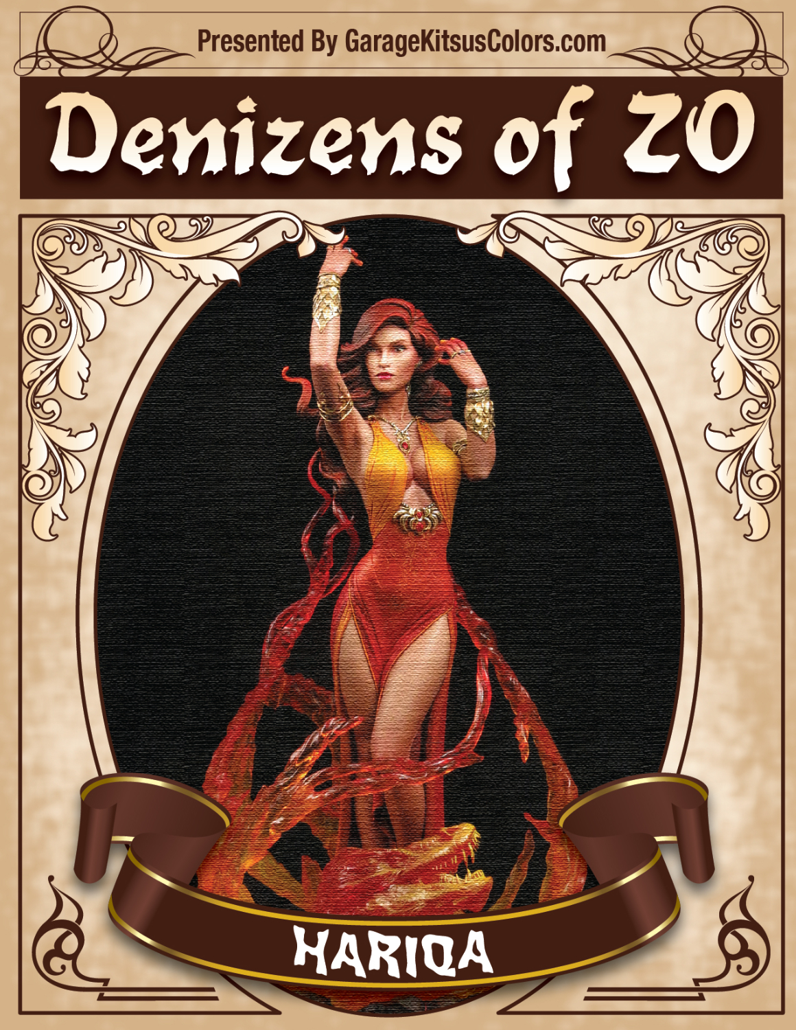 Denizens of Zo Hariqa Label Art