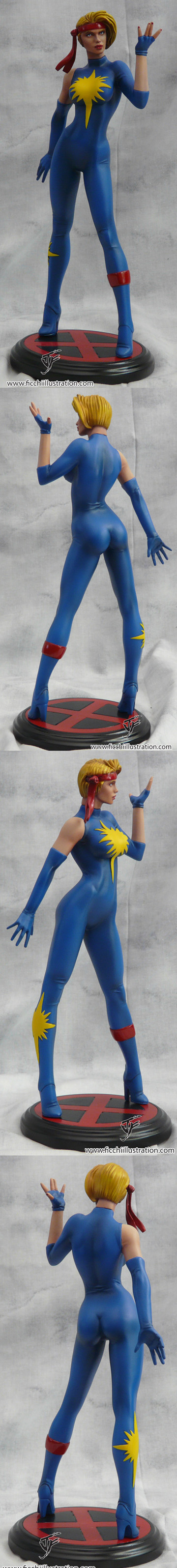 Dazzler custom Statue from Bowen Black Widow