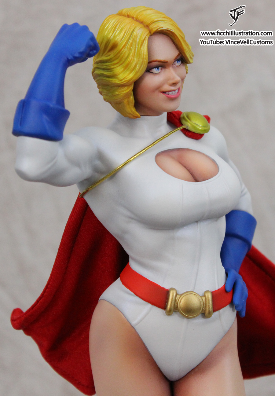 Power Girl Kit Paint Up