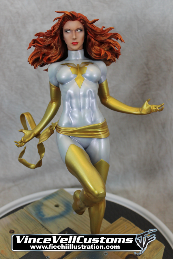 Phoenix Endsong Sideshow Custom Repaint Statue