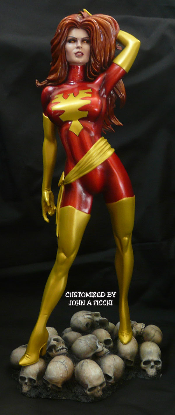 DARK PHOENIX Custom Adam Hughes Statue
