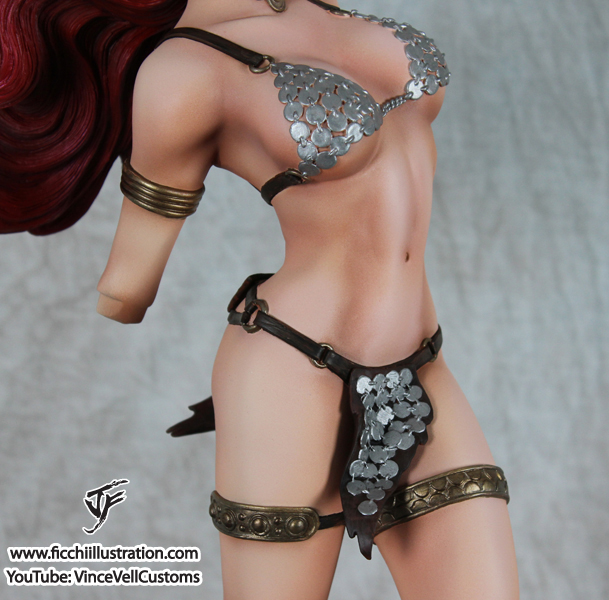 Red Sonja Skin Repaint