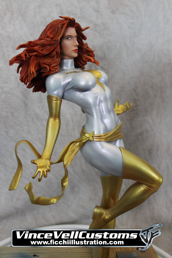 Phoenix Endsong Sideshow Custom Repaint Statue