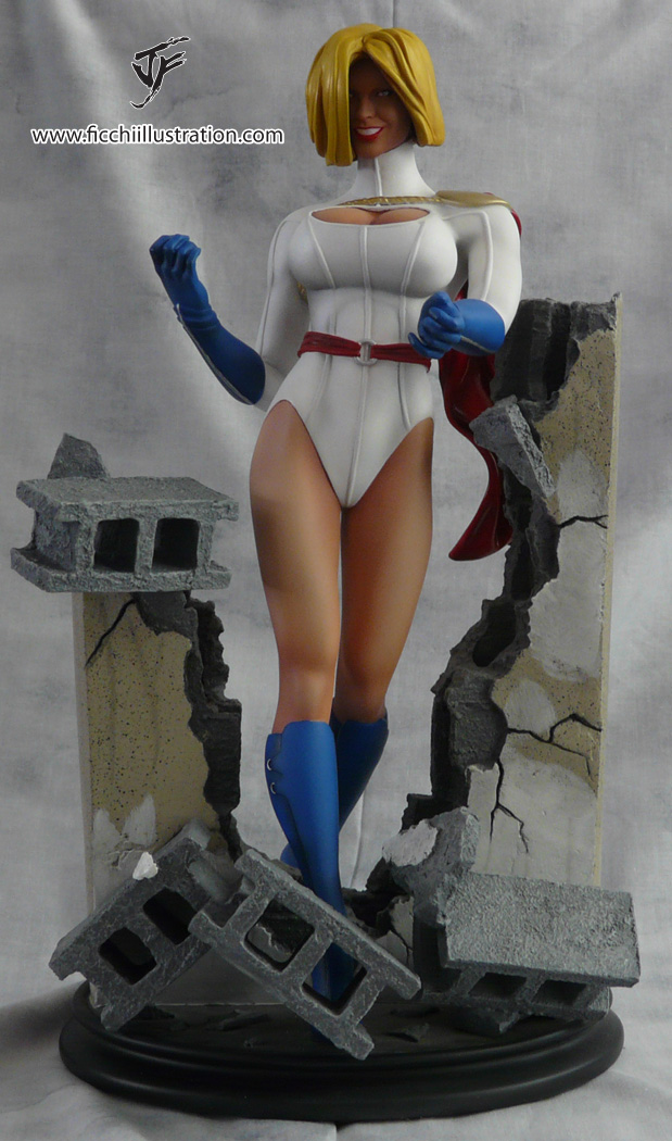 Power Girl Custom Statue