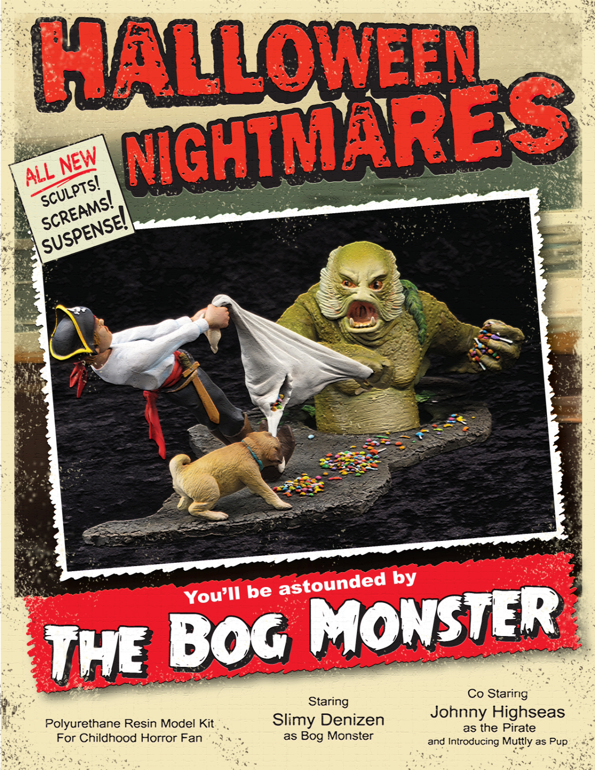 Halloween Nightmares Garage Kit Box Cover Art