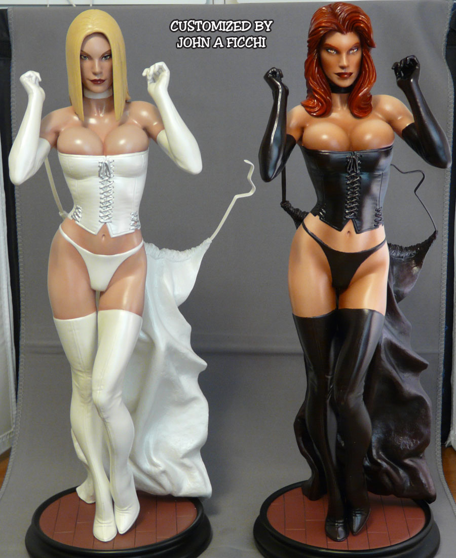 Jean Grey Statue made from Emma Frost Sideshow
