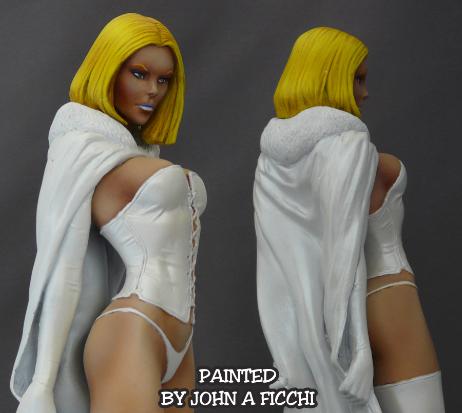 White Queen Emma Frost Statue