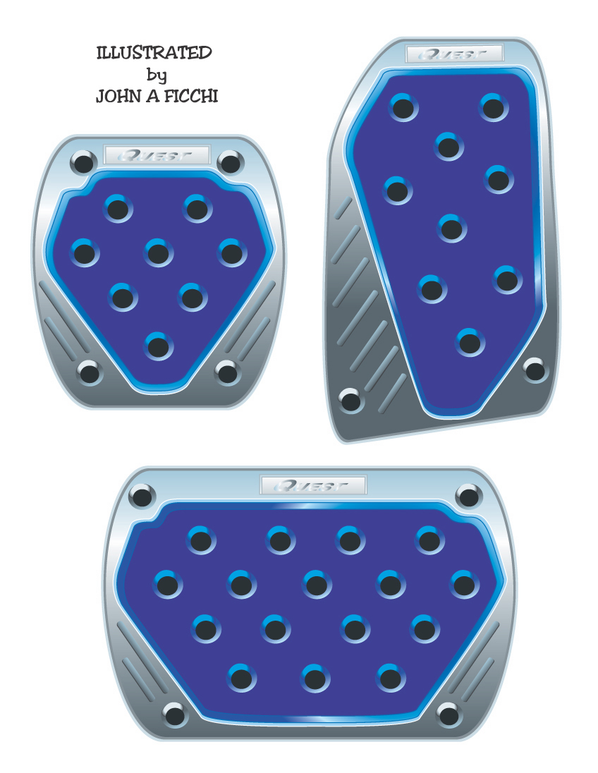 Car Brake & Gas Peddles