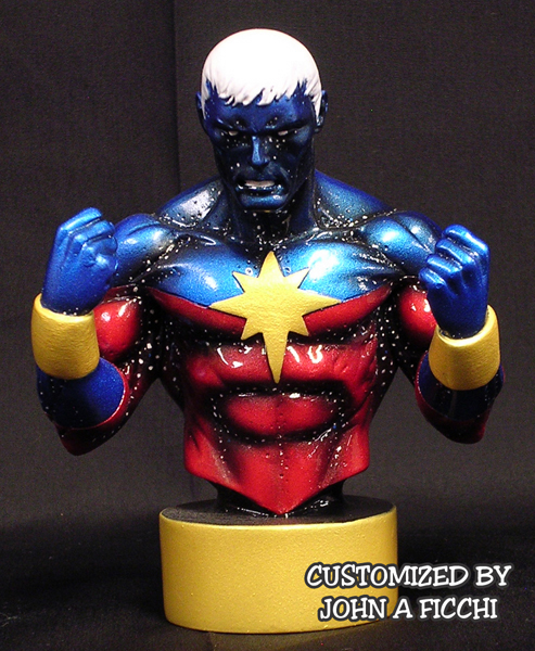 Captain Marvel Genis-Vell Repaint Bowen Bust