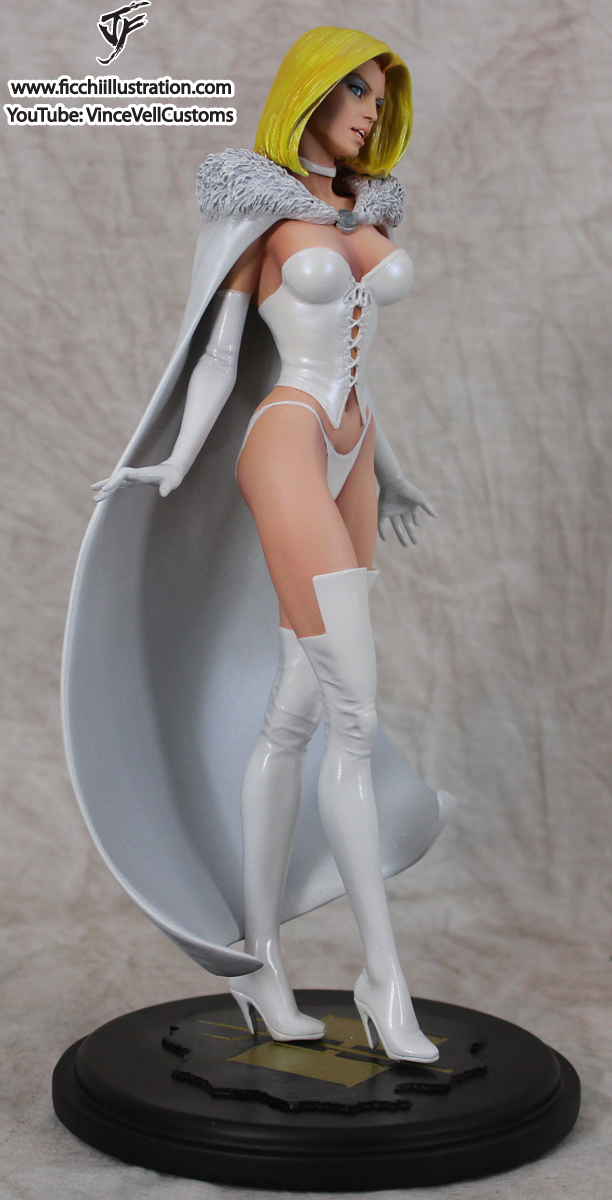 Bowen Emma Frost Statue Repaint