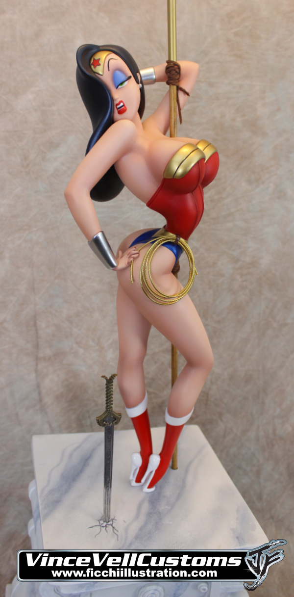 Jessica Rabbit Custom Wonder Woman Statue