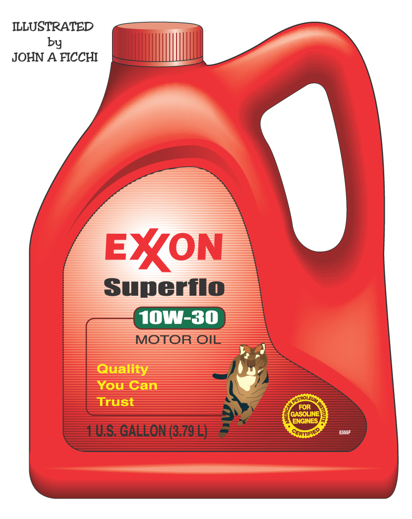 Exxon Gallon Motor Oil