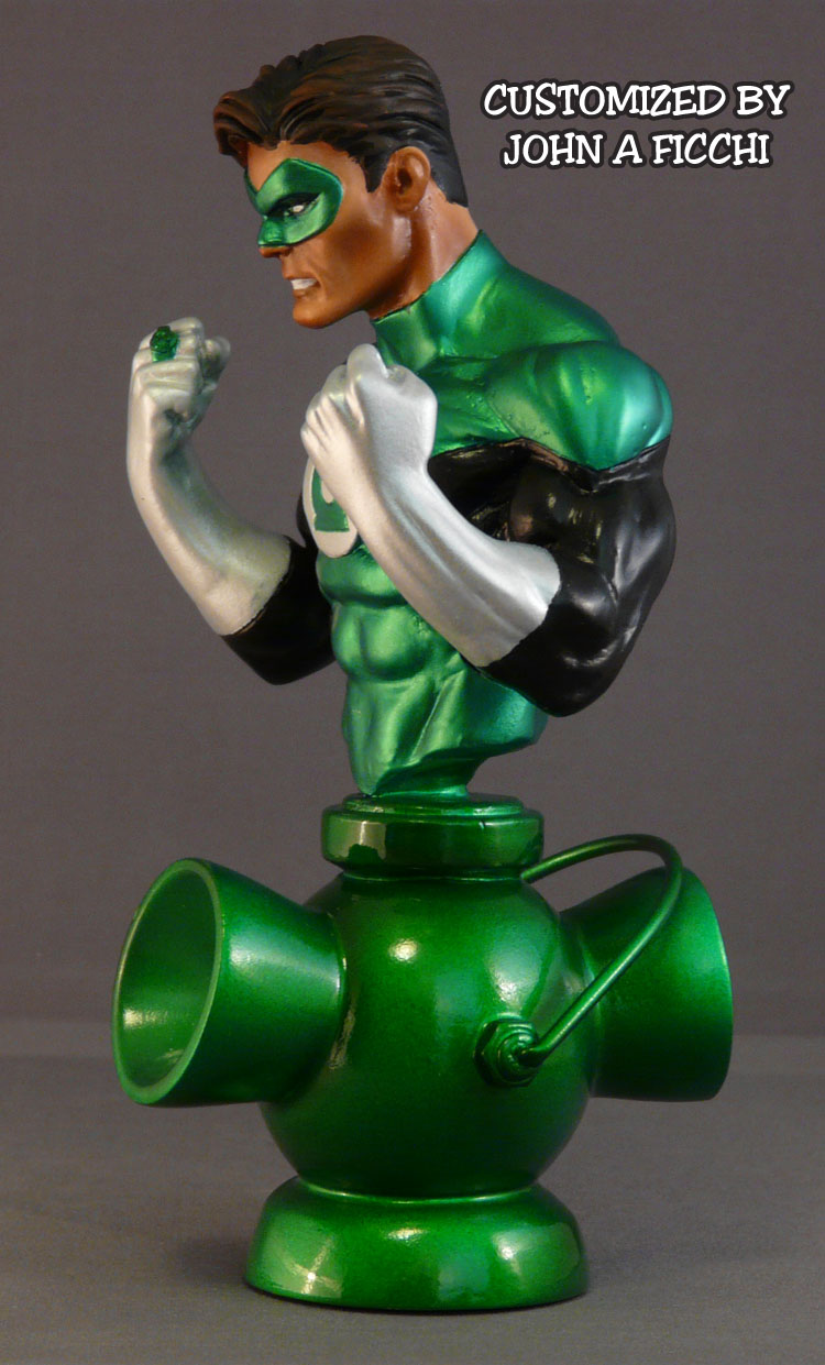 Green Lantern custom from Bowen Captain Marvel Bust