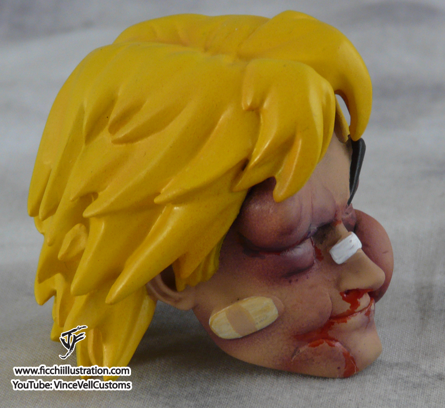 Ken Street Fighter Loser Head