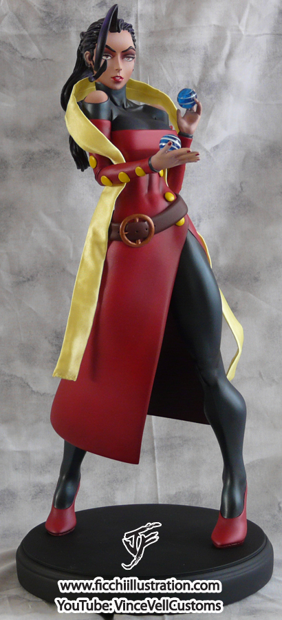 Rose Street Fighter Statue Custom