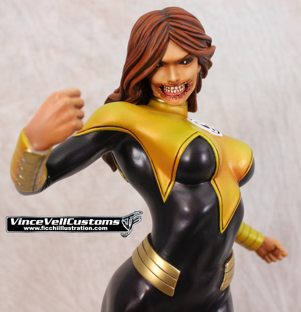 Karu-Sil Yellow Lantern Custom Statue