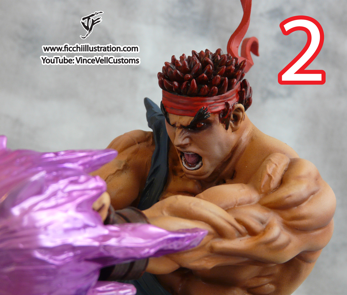 Evil Ryu Custom Statue