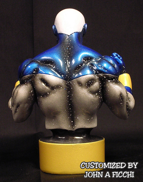 GENIS-VELL Captain Marvel Blue & White Custom Bowen Bust