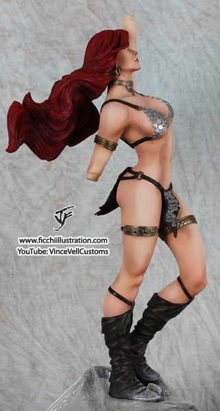 Red Sonja Skin Repaint