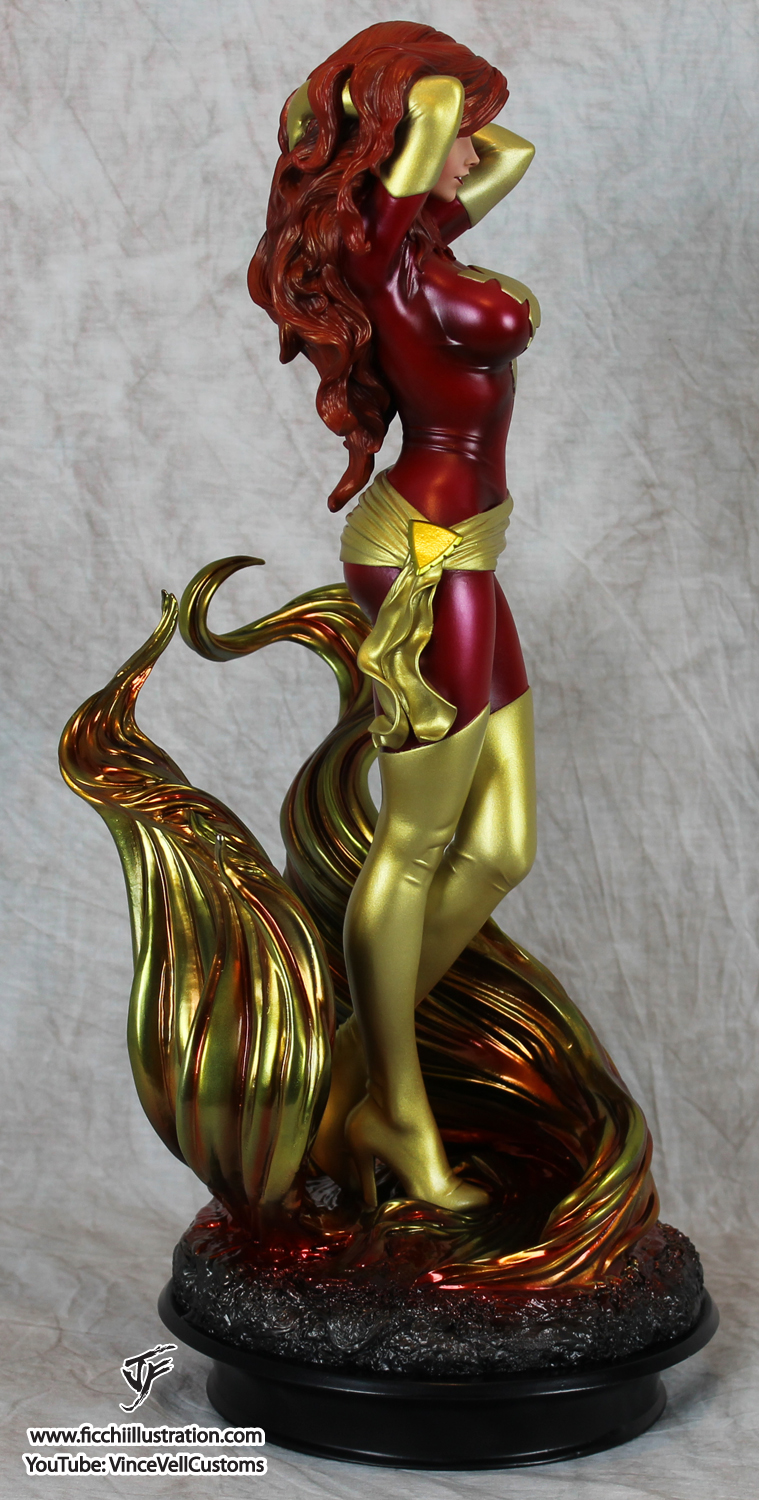 Dark Phoenix Custom Statue